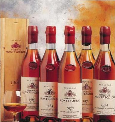 Armagnac Marquis de Montesquiou - Vintages